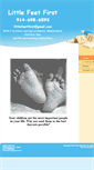 Mobile Screenshot of littlefeetfirst.com